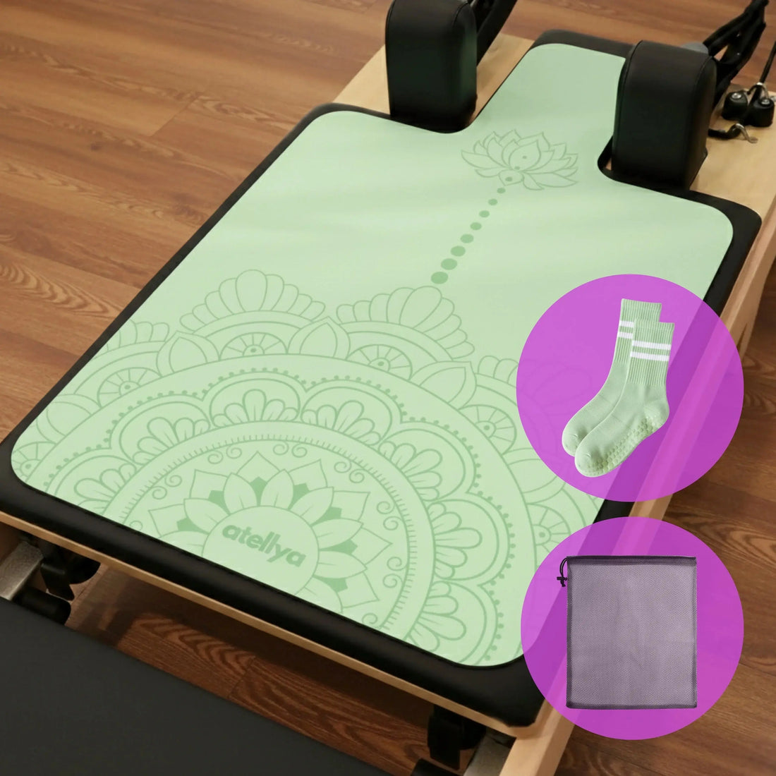 Why Skin Irritation Happens After Studio Pilates - How a Personal Pilates Reformer Mat Helps - Atellya